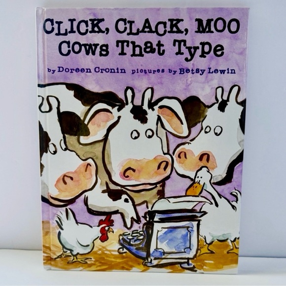 Other - 🐄 Children’s Book : Click Clack Moo Cows That Type Hardcover Funny Kids Book